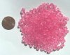 200 6mm Acrylic Faceted Bicone Pink